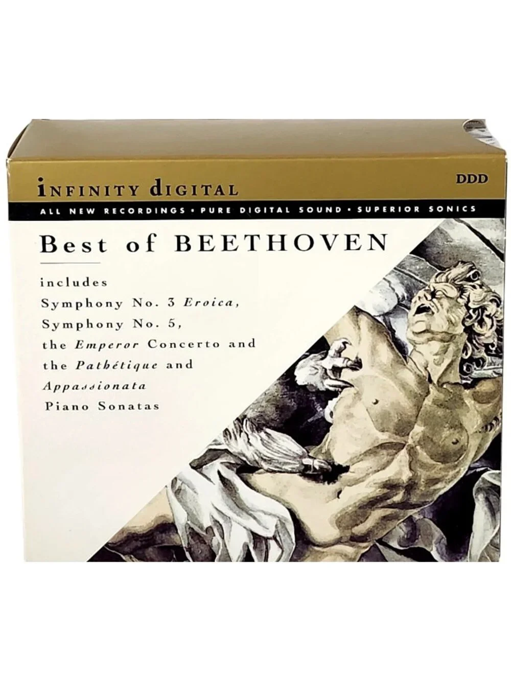Infinity Digital Best Of Beethoven CD Box Set Sealed 5-Disc Collection New - Picture 1 of 4